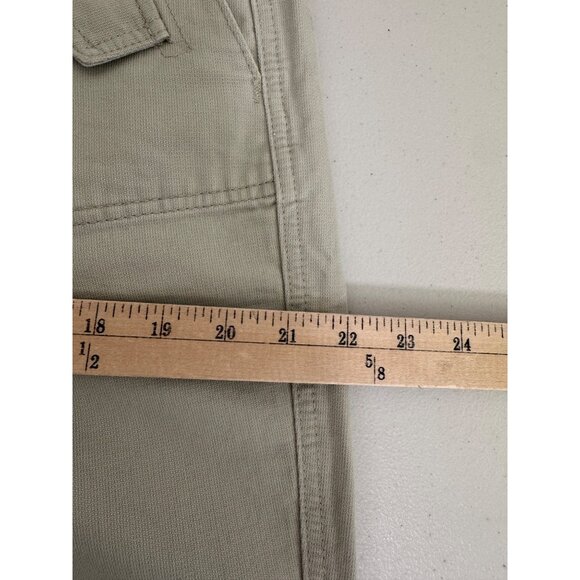 Levis Movin On Fatigue Boot Cut Jeans Low Rise sz 14 grey Y2K - Picture 7 of 9